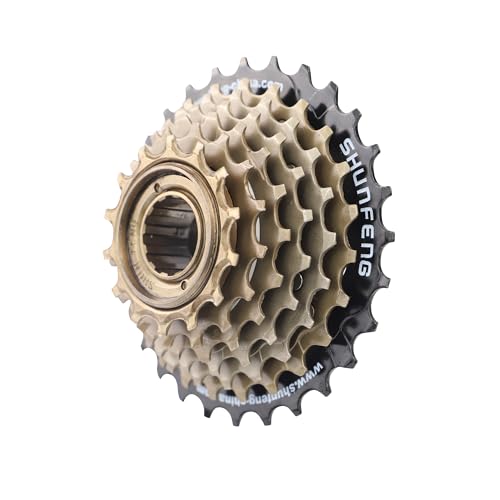 WEEROCK Bike Freewheel 678 Speeds, 13-28T 14-28T Threaded Freewheel Screw On Cycling Replement Part for MTB, Cruiser Bicycle