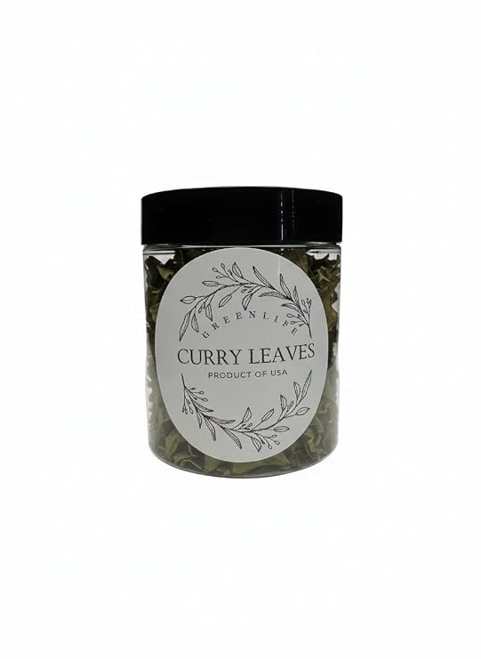 Organic Curry Leaves :: Gluten Free and Naturally Air Dried Herbs:: Fresh Groceries with All Flavors Asian Food::Indian and Mexican Spices::Pure and Natural- Kari Patta