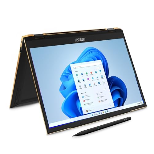 MSI Summit E13 AI Evo Laptop 2025-13.3 WUXGA Touch Intel Arc Graphics - Intel Ultra 7 155H 16 Cores - 16GB LPDDR5 1TB NVMe SSD - Backlit Keyboard Fingerprint Thunderbolt 4 Wi-Fi - Win11