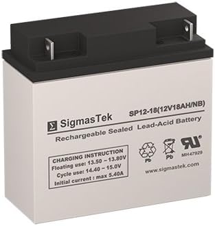 CP12170 12 Volt 18 AmpH SLA Replacement Battery with NB Terminal