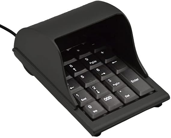 Coverzone Keypad Tuş Takımı Gözetleme Önleyicili Bankalarda Alış-veriş merkezlerinde Şifre Girerken Gizliliği Korur Mini Tuş Takımı