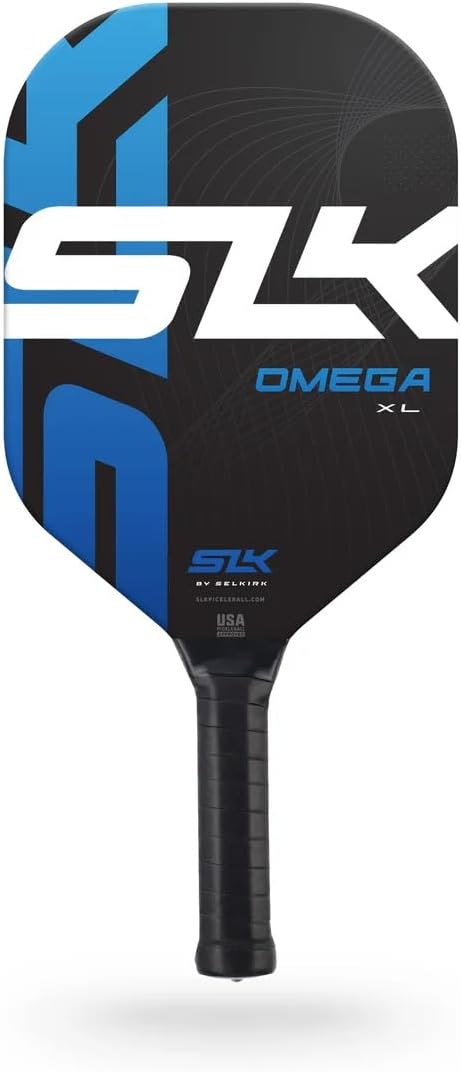 Selkirk Sport SLK Omega Pickleball Paddles | Carbon Fiber XL Blue