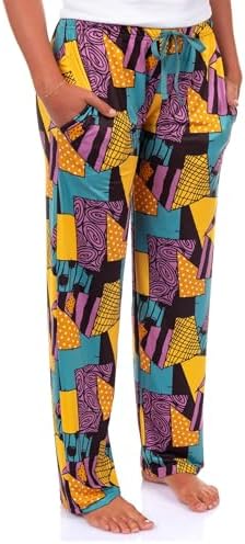 MJC The Nightmare Before Christmas NBC PJs Womens Sally Dress Print Pajama Pants