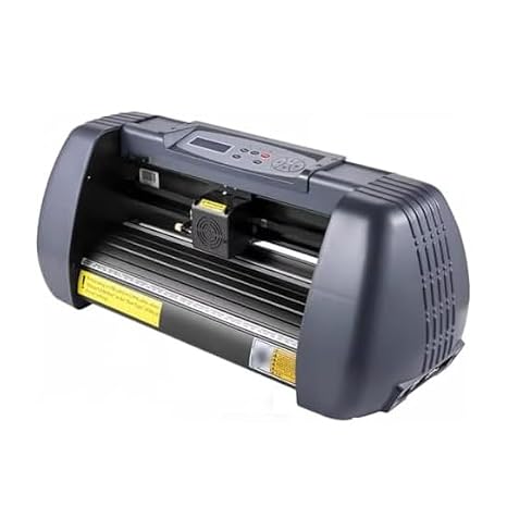 Vinyl Cutter Plotter Machine with Digital Controls for Sticker Making and Heat Press Applications, Ideal for DIY Card and Fabric Projects