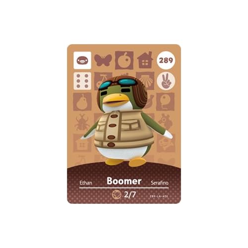 Boomer - Nintendo Animal Crossing Happy Home Designer Amiibo Card - 289