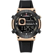 NAVIFORCE Fashion Men Digital Wrist Watch Military Waterproof Sports Chronograph Watches for Men with Alarm/LED Backlight
