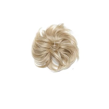 Vsadsau Synthetic Fluffy Chignon Hairpiece Messy Bun Hair Elastic Band Updo Chignon Hairpiece For Women