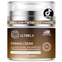 Tighten and Lift Neck Cream, Deep Hydration Neck Firming Cream with Retinol, Collagen & Honey Anti-Aging & Wrinkle Moisturizer for Face, Neck & Decollete Women & Men 1.7 Fl Oz