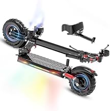 Electric Scooter Adults,11" Off-Road Tires,48V 18/21AH Big Battery,1200W Motor,34 Mph,34/37 Miles Long Range,Dual Braking System,Folding Commuter Electric Scooter (PLUS-48V 21AH-1200W)