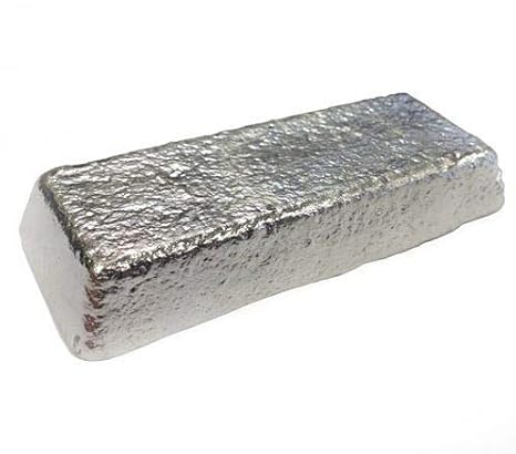 RotoMetals Whole Tin Ingot 99.9+% Pure Made in USA