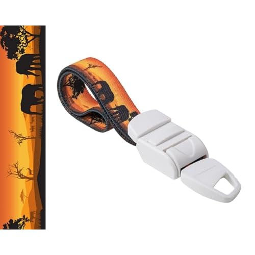 Profesional Quick and Slow Release Medical Nurse Tourniquet with Elephants & Sunset Pattern