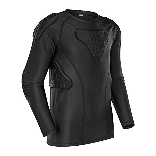 Youth Boys Football Rib Protector for Paintball Baseball Compression Padded Chest Protective