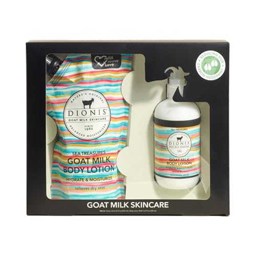 Dionis Goat Milk Sea Treasures Body Lotion & Refill Pouch 2-Piece Gift Set