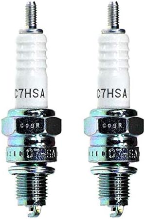 Lot of 2 NGK Standard Non-Resistor Spark Plug 4629 C7HSA for 50cc 110cc 150cc Motorcycle ATV Dirt Pit Bike Go Kart Quad Honda Yamaha Kawasaki Suzuki Bristol