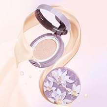 Air Cushion Makeup, 12H Long Wear Soft Focus Foundation, Waterproof & Sweat-Proof Cushion Compact with Removable Puff, Lightweight Natural Coverage, Colors Available (#01 Ivory & #02 Natural)