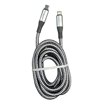 KLGO Upgraded Micro USB 2.0 Magnetic Charging Cable 1 Meter Android Charger Cable Data Transfer Cable for All Micro USB Devices, Silver