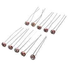 30PCS 5MM Photoresistor GL5528 LDR Photo Resistors Light-Dependent 150 Volt DC 100mW 1M ohm