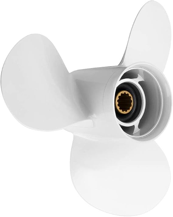 Aluminum Outboard Propeller for Yamaha 25-60HP 13 Spline 3.5" Gear