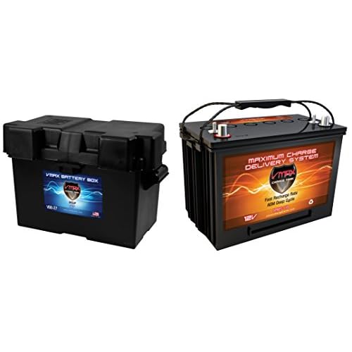 VMAX XTR27-110  GROUP 27-31 12V 110Ah AGM SLA Battery compatible with Minn Kota Trolling Motor Power Ctr