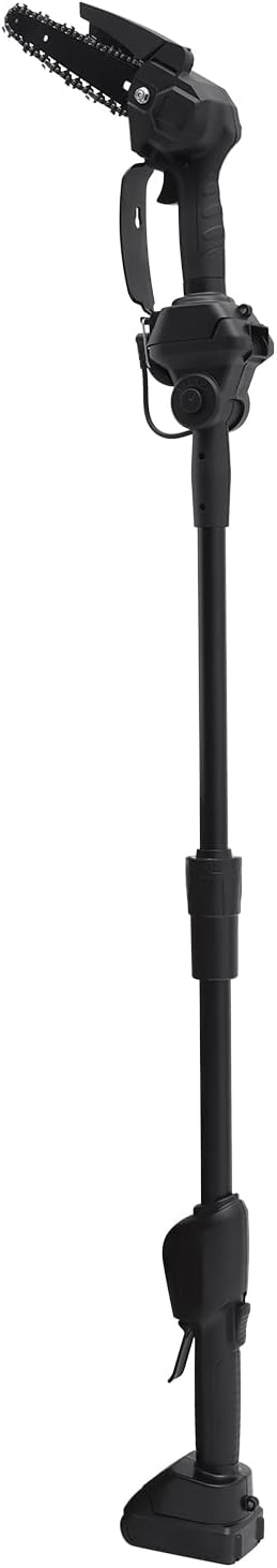 2-in-1 Cordless Pole Saw & Mini Chainsaw 20V Battery Pole Chainsaw 9" Cutting Capacity Battery Pole Saw for Wood Cutting Garden
