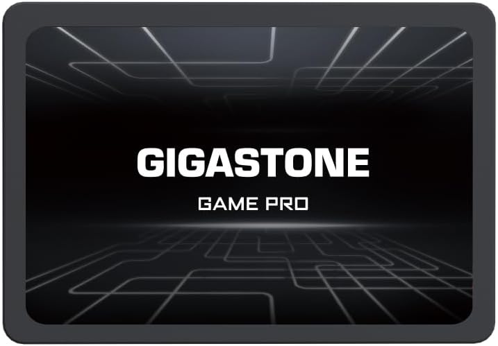 Gigastone SATA SSD 512GB 2.5 inch SSD 520MBs Upgrade Laptop PC Memory and Storage PS4 HDD Replacement 2.5 Internal Solid State Hard Drives SATA III SLC Cache 3D NAND Game Pro Performance