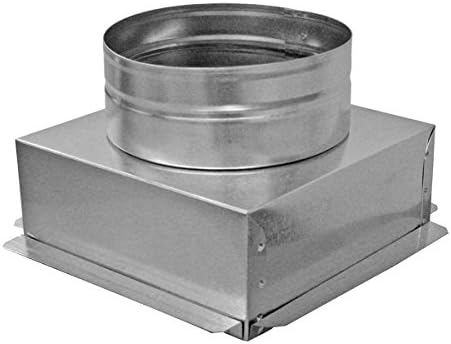 12" x 12" Ceiling Box, w/ 12" Round Collar - Connects Register Vent and Diffuser HVAC