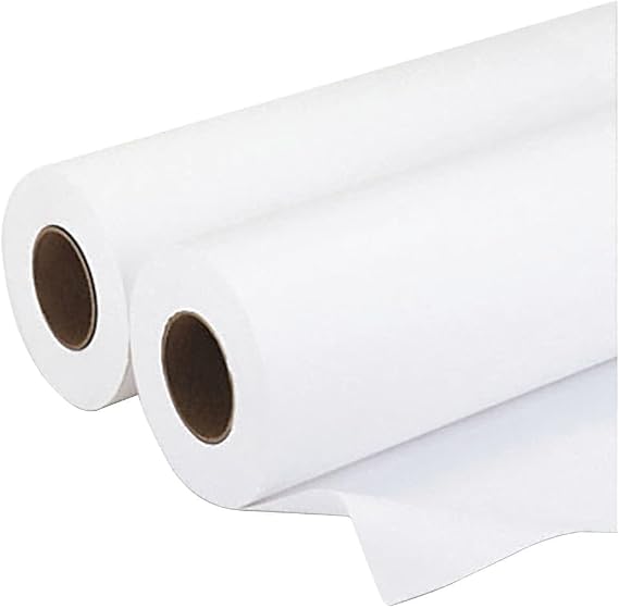 White Butcher Paper, 40# Kraft - BBQ Meat Smoking Paper - 1 Roll - Made in The USA (24" x 1000')
