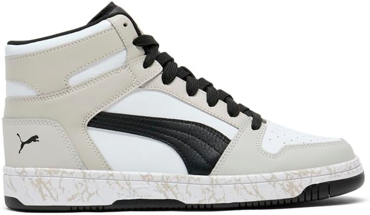 PUMA Mens Rebound Layup Atypical Lace Up Sneakers Shoes Casual - White