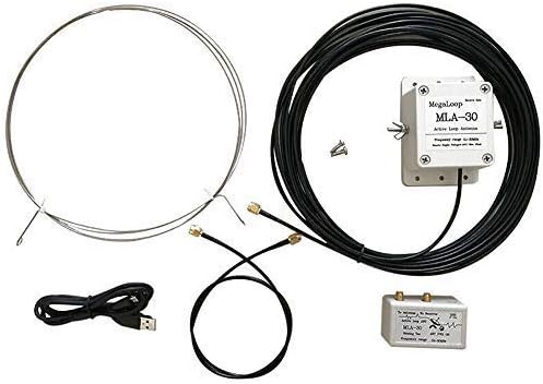 MLA-30 Loop Antenna Active Receiving Antenna 100kHz - 30MHz for Short Wave Radio
