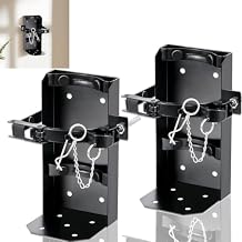 New 10lb 2 Pcs Fire Extinguisher Mount, Heavy Duty Fire Extinguisher Bracket St12 Steel, Fits 10lb Dry/5lb CO2 Extinguisher, for Truck Garage Boat, Replaces Amerex 809, 3-Yr Service