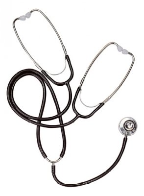 Graham-Field Teaching Stethoscope, Black, Student and Medical Assistant Accessories, 540