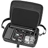 AMAZEAR Carrying Case for DJI Osmo Action 5 Pro,DJI Action5 Pro Accessories Protector Compact Hard Shell Carry Bag Portable for Travel or Home Store, Compatible with Action 3, Action 4 Camera, Black