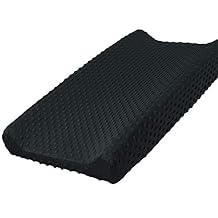 Owlowla Changing Pad Cover, Soft Minky Dots Changing Table Sheets for Baby Boy and Girl(Gray)