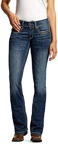 Ariat Womens R.e.a.l. Mid Rise Stretch Entwined Boot Cut JeanJeans