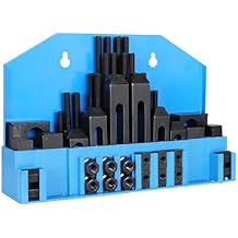 58-Pack Pro-Series 1/2In T-Slot Hold Down Clamp Clamping Kit Replacement for Bridgeport Mill Set Up Set 3/8In-16 Stud