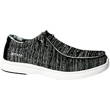 Pyramid Mens Path Lite Hey Bro Slip-On Knit Bowling Shoes - Lightweight Seamless Design, Athletic Fit, Breathable Knit Upper, Universal Slide Soles
