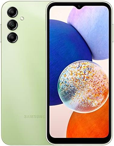 SAMSUNG Galaxy A14 5G  4G LTE 128GB  4GB Unlocked Worldwide Only T-MobileMintTello USA Market Latin America 6.6 50MP Triple Camera  15W Wall Charger Green