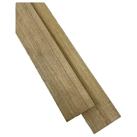 Exotic Wood Zone White Limba, 3/4" x 6" x 12" Lumber - Perfect for Woodworking, DIY Projects, and Cutting Board Blanks