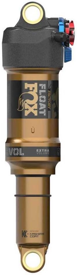 FOX FLOAT Factory Rear Shock - Metric, 190 x 45 mm, 0.5 Spacer, 2-Position Lever | Lever, EVOL LV, Kashima Coat