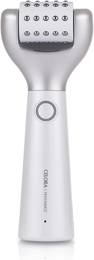 CELORABY Potension Penta-Shot Glass Skin Glow Booster | 5-in-1 Korean Skincare Device for Pore Minimizing, Black Head Care, Enhanced Absorption & Needle-Free Professional Treatment at Home
