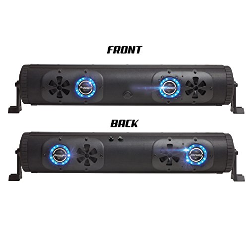 Bazooka 24 inch | Double Sided G3 Bluetooth Party Bar | 450W | LED Lights | Party Button Music-Sharing | 10 Marine Grade Speakers | Off Road, Golf Cart, Marine and Outdoor Speaker System | BPB24-DS-G3