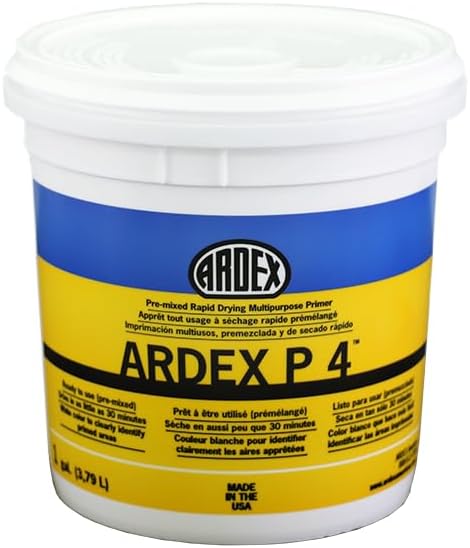 Ardex P 4 Pre-Mixed Rapid-Drying Multi-Purpose Primer 1 Gal (3.79 L) Pail