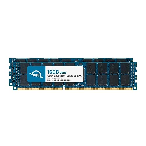 OWC 32GB 2x16GB DDR3 1600 PC3-12800 CL11 2Rx4 240-pin 1.5V ECC Registered RDIMM Memory RAM Module Upgrade Kit Compatible with Lenovo ThinkStation C30 D30 S30