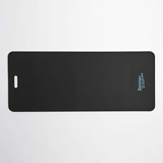 Aeromat AGM Group Elite Workout Mat with Handle, 56-inch, Black