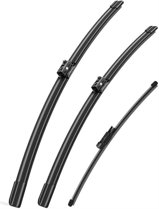 3 Pcs Front Windscreen Wipers for Baule Portellone Posteriore per CIVIC 9th Gen 2012-2015, Wiper Blade Set Of Front Wiper Blades Durable Windshield Wipers Accessories
