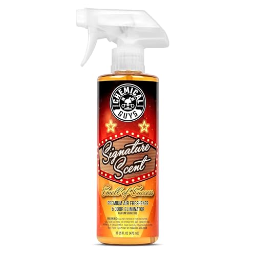 Chemical Guys AIR_069_16 Signature Scent Premium Air Freshener and Odor Eliminator, Smell of Success Great for Cars, Trucks, SUVs, RVs, Home, Office & More 16 fl oz