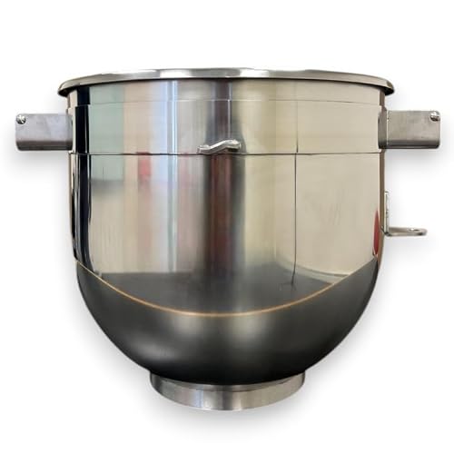 ALFA 60-L VBOWL Replacement Stainless Steel 60 Quart Bowl for Commerical Mixers | Replaces Hobart 00-875603 Mixing Bowl for Legacy Model HL-600 Planetary Mixers