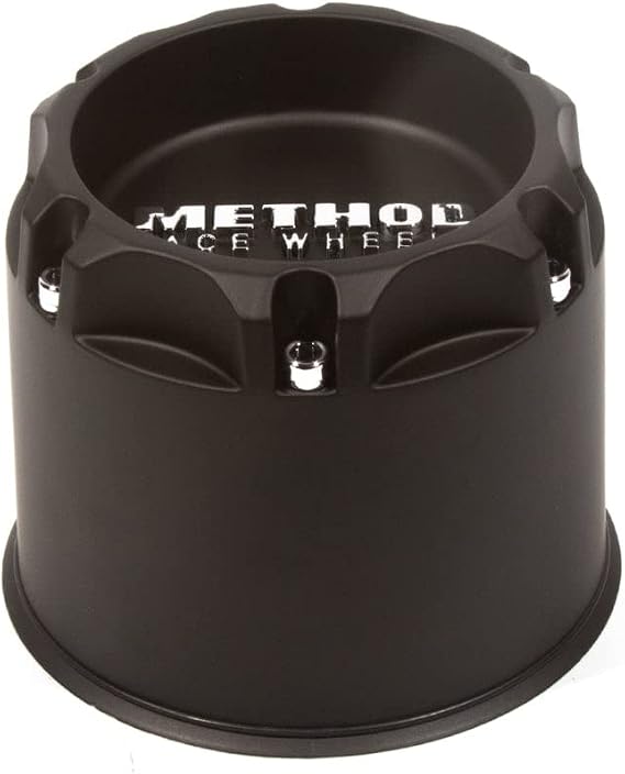 Method Race Wheels Center Cap, Push Through, Black