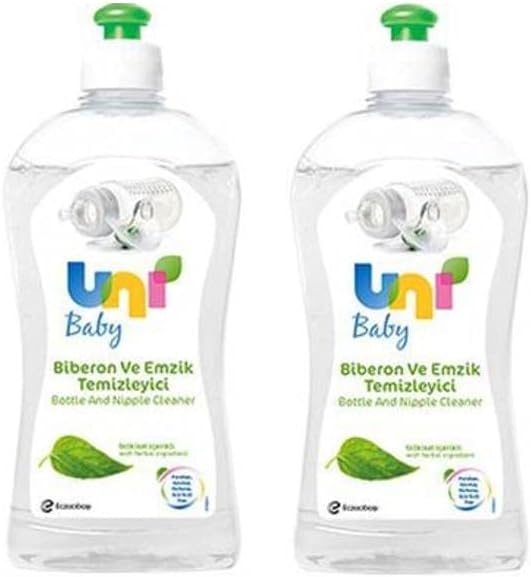 Uni Baby 500 ml Baby Bottle and Pacifier Cleaner x 2 Pieces