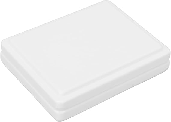 Watercolor Paint Palette, Ceramic Paint Pallets Pure Color 12 Wells with Cover for Home for Artists